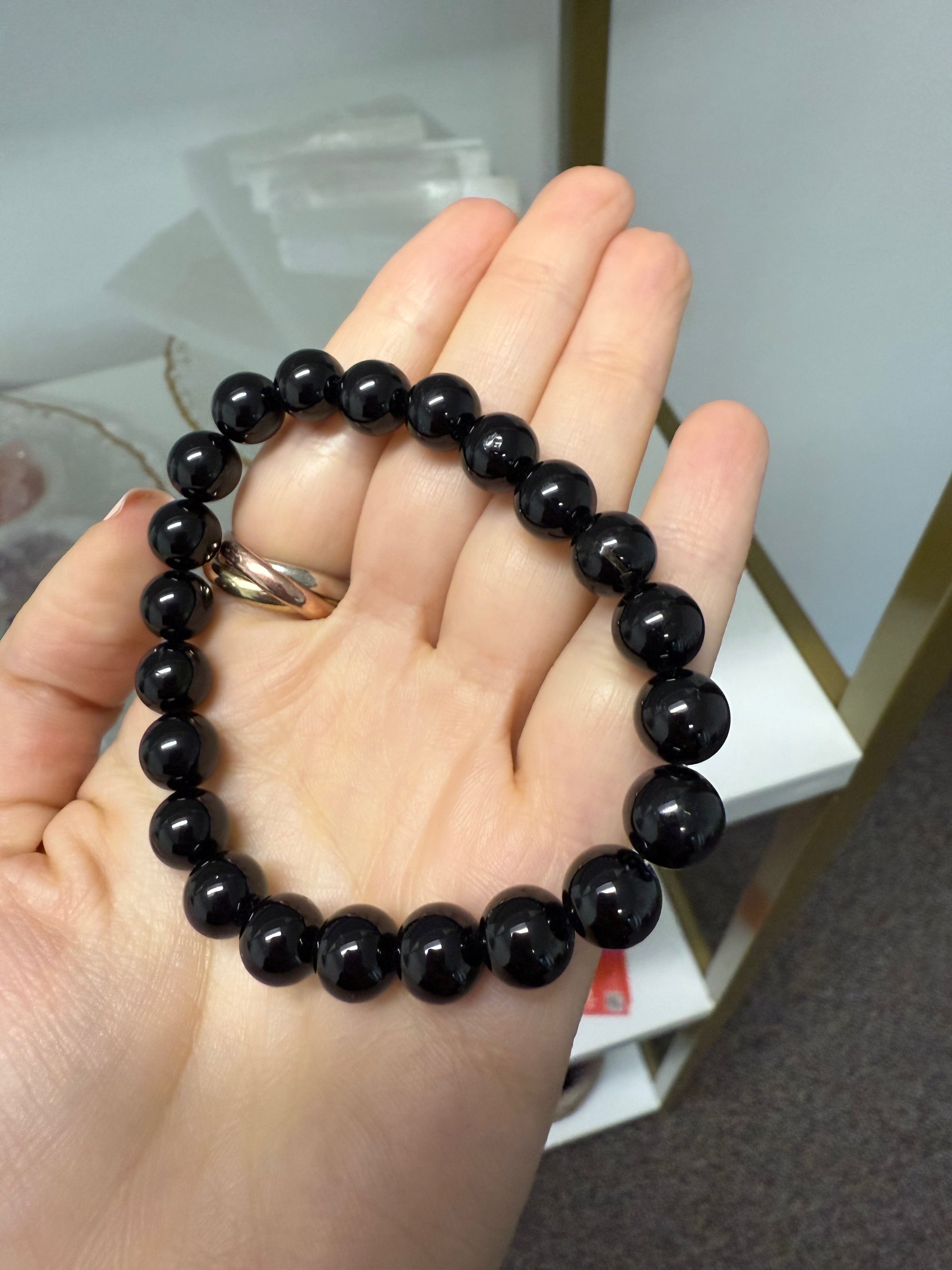 Black Tourmaline Gemstone Bracelet